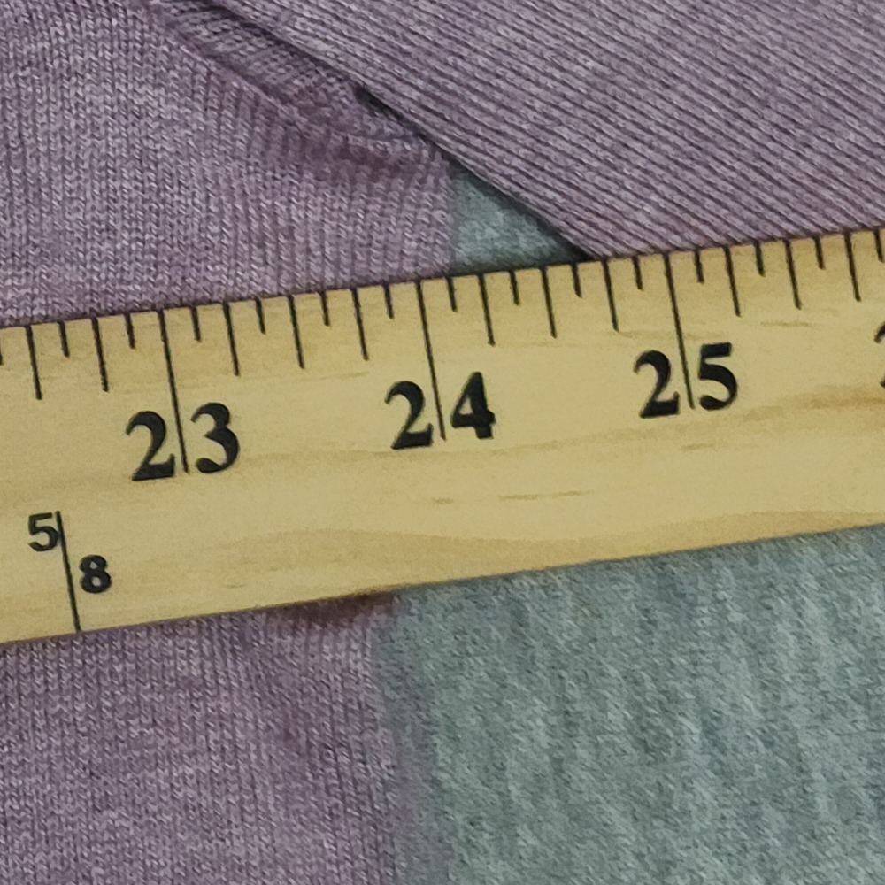 Banana Republic Silk Cotton Cashmere Long Sleeve Knit Polo Shirt Purple Pink L - Picture 6 of 11